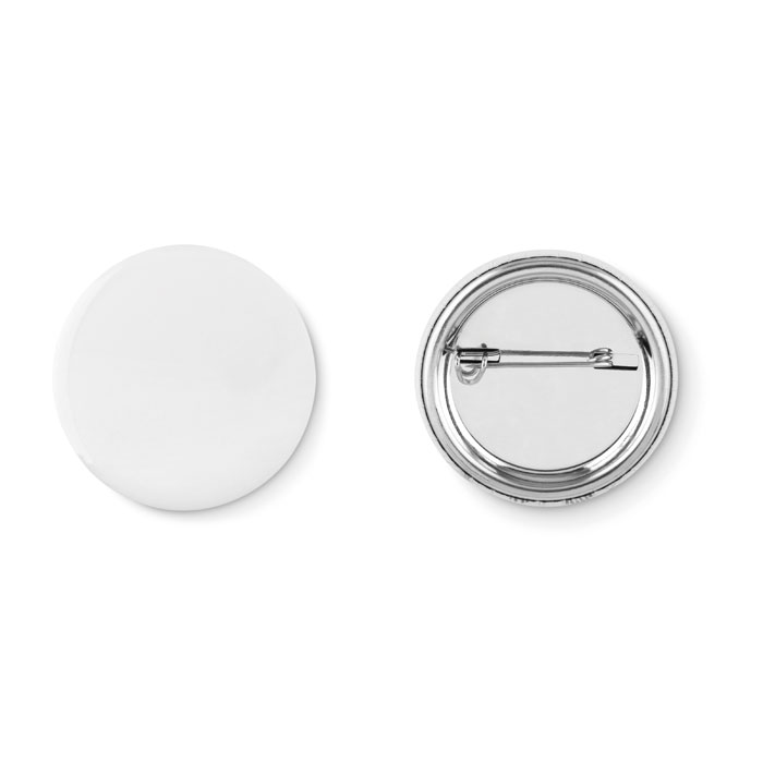 mo9329-16 Button Ø 4,4 cm mit Anstecknadel als Werbeartikel mit Logodruck