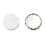 Badge mit Make-up Spiegel als Werbeartikel mit Logodruck