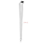 Lanyard Weiß als Werbeartikel mit Logodruck