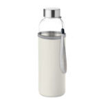 Trinkflasche Glas 500 ml Braun als Werbeartikel mit Logodruck