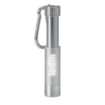 Taschenlampe mit Karabiner als Werbeartikel mit Logodruck