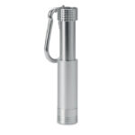 Taschenlampe mit Karabiner – Seitenansicht