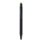 Druckkugelschreiber mit Stylus Gruen als Werbeartikel mit Logodruck