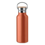 Isolierflasche 500ml Orange als Werbeartikel mit Logodruck