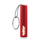 LED Taschenlampe Rot als Werbeartikel mit Logodruck