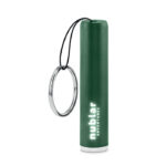 LED Taschenlampe Gruen mit markiertem Druckbereich für Ihr Logo