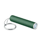 LED Taschenlampe Gruen, Seitenansicht