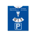 PVC Parkscheibe als Werbeartikel mit Logodruck