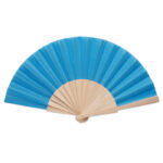 Fächer Blau, geöffnet dargestellt