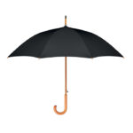 Regenschirm Schwarz als Werbeartikel mit Logodruck