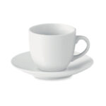 Espresso Tasse und Untertasse als Werbeartikel mit Logodruck
