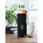 Einwandige Trinkflasche mit markiertem Druckbereich für Ihr Logo