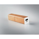 Powerbank 2200 mAh Bambus, Detailaufnahme des Materials