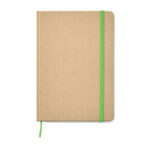 DIN A5 Notizbuch recycelt Gruen als Werbeartikel mit Logodruck