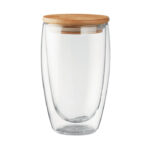 Doppelwandiges Glas 450 ml als Werbeartikel mit Logodruck