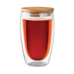 Doppelwandiges Glas 450 ml, Seitenansicht
