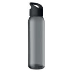 Trinkflasche Glas 470 ml Schwarz als Werbeartikel mit Logodruck