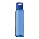 Trinkflasche Glas 470 ml Blau, Seitenansicht