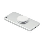 Runder Smartphone Halter Weiß von oben