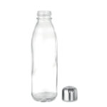 Trinkflasche Glas 650 ml Weiß, Seitenansicht