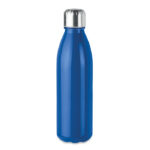 Trinkflasche Glas 650 ml Blau als Werbeartikel mit Logodruck