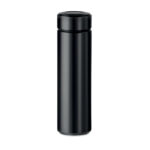 Edelstahl Trinkflasche 425 ml Schwarz als Werbeartikel mit Logodruck