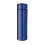 Edelstahl Trinkflasche 425 ml Blau als Werbeartikel mit Logodruck