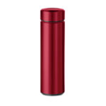 Edelstahl Trinkflasche 425 ml Rot als Werbeartikel mit Logodruck