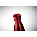 Edelstahl Isolierflasche 500ml Rot von oben