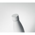Edelstahl Isolierflasche 500ml Weiß von oben