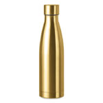 Edelstahl Isolierflasche 500ml Gold als Werbeartikel mit Logodruck