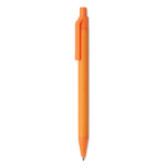 Kugelschreiber Papier/Mais PLA Orange als Werbeartikel mit Logodruck
