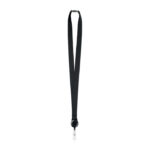 Lanyard mit Badge-Halter Schwarz, Seitenansicht
