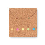 Notizblock-Set mit Kork als Werbeartikel mit Logodruck