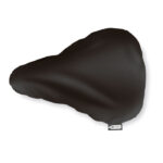 Saddle cover RPET Schwarz als Werbeartikel mit Logodruck