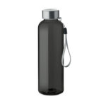 RPET-Flasche 500ml Schwarz als Werbeartikel mit Logodruck