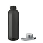 RPET-Flasche 500ml Schwarz, Rückansicht