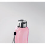 RPET-Flasche 500ml Rosa, Detailaufnahme des Materials