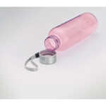 RPET-Flasche 500ml Rosa, Seitenansicht