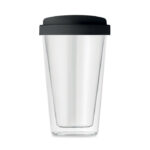 Borosilikat Trinkglas 350ml, Seitenansicht