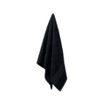 Handtuch Organic Cotton Schwarz, Seitenansicht
