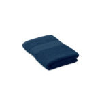 Handtuch Organic Cotton Blau als Werbeartikel mit Logodruck