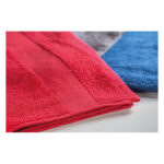 Handtuch Organic Cotton Rot, Detailaufnahme des Materials