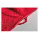Handtuch Organic Cotton Rot, geöffnet dargestellt