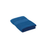 Handtuch Organic Cotton Blau als Werbeartikel mit Logodruck