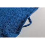 Handtuch Organic Cotton Blau, Detailaufnahme des Materials
