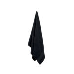 Handtuch Organic Cotton Schwarz, Seitenansicht