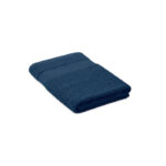 Handtuch Organic Cotton Blau als Werbeartikel mit Logodruck