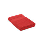 Handtuch Organic Cotton Rot als Werbeartikel mit Logodruck
