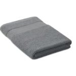 Handtuch Organic Cotton Grau als Werbeartikel mit Logodruck